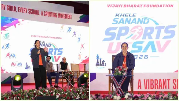 khele-sanand-sports-utsav-2026-inaugurated-by-saina-nehwal-vbf-sanand