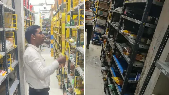 gandhinagar-food-department-inspects-14-hostels-and-canteens-blinkit-store-licence-suspended-over-poor-hygiene