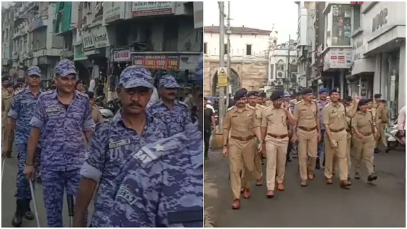 vadodara-junigadhi-ganesh-visarjan-yatra-tight-police-security-navalakhi-pond