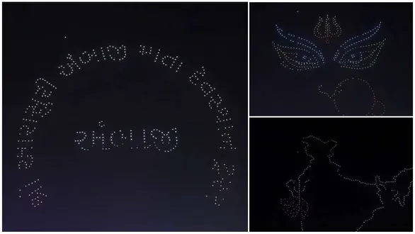 ambaji-450-drone-light-show-bhadarvi-poonam-maha-mela-2026