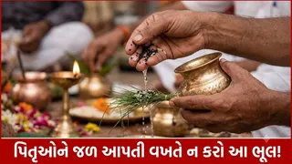 Pitru Paksha 2026: પિતૃ પક્ષમાં પિતૃઓને જળ આપતી વખતે ન કરો આ ભૂલ, જાણો તર્પણમાં હાથની સાચી મુદ્રા
