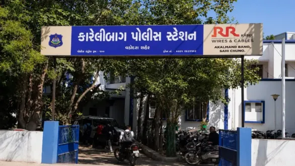 vadodara-hit-and-run-drunk-driver-in-unnumbered-thar-arrested-near-mira-char-rasta
