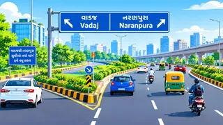 વાડજથી નારણપુરા જનારાઓ માટે રાહતના સમાચાર: ઉસ્માનપુરા સુધી ધક્કા ખાવાની જરૂર નહીં, નવો કટ શરૂ