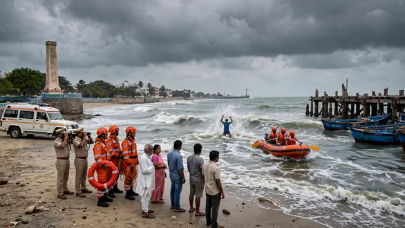 daman-sea-drowning-accident-surat-youth-died-katargam-friend-drunken-state-search-rescue-operation