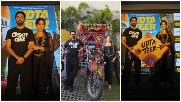 ayushmann-khurrana-sara-ali-khan-udta-teer-movie-promotion-ahmedabad-release-date-2026