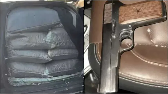 aravalli-lcb-bishnoi-gang-firing-fortuner-drug-smuggling-police-shootout