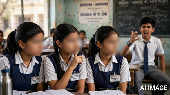 ahmedabad-bapunagar-jeevan-sadhana-school-student-assault-girls-school-leaving-certificate-police-action-news