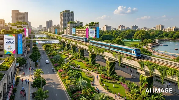 ahmedabad-green-city-commonwealth-games-2030-amc-metro-route-oxygen-park-redevelopment