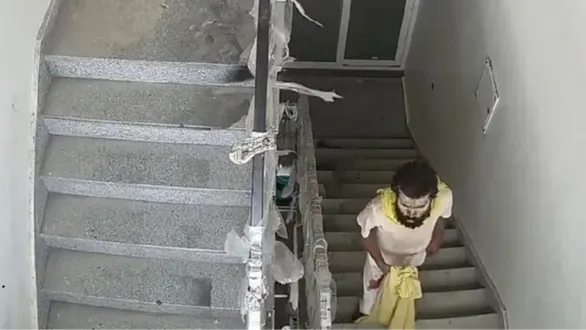 premanand-maharaj-disciple-rasik-dulari-suicide-cctv-footage-gurukripa-kunj-apartment-vrindavan