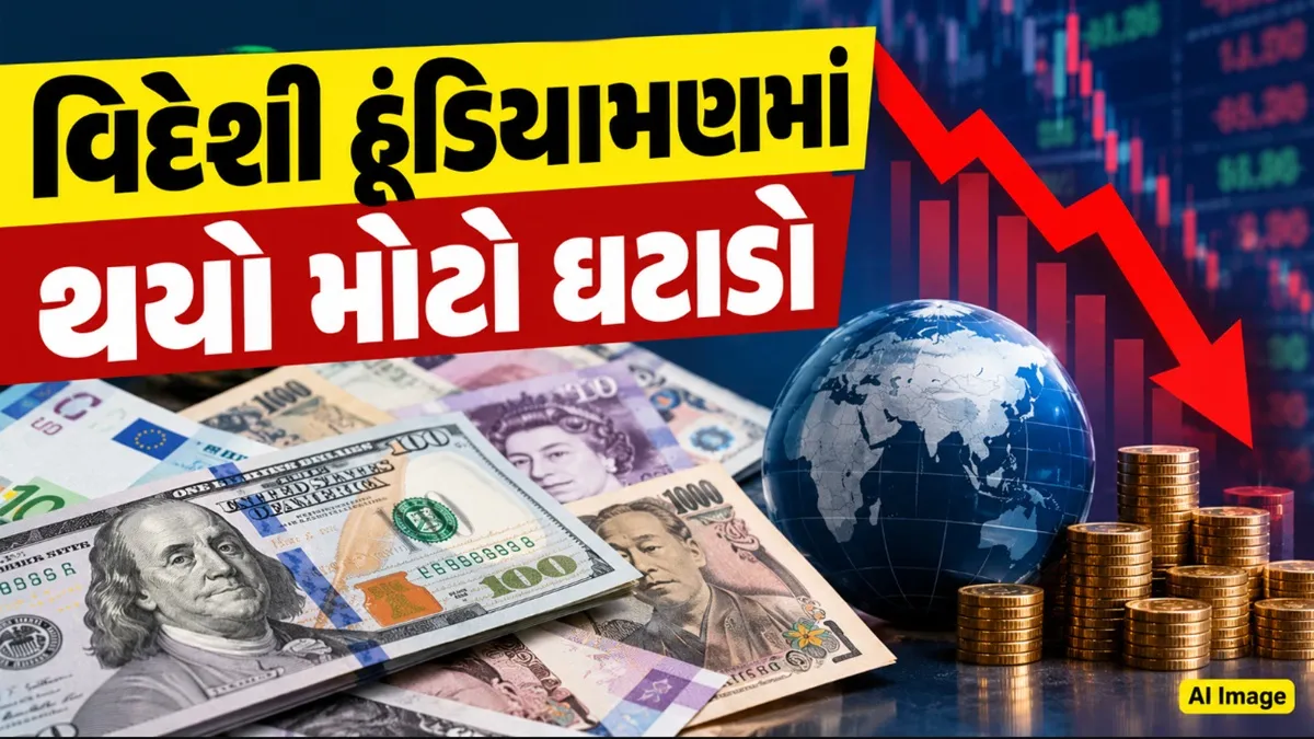ભારતના વિદેશી હૂંડિયામણમાં ચાર સપ્તાહમાં 51 અબજ ડોલરનો ઘટાડો
