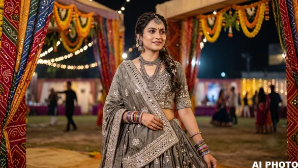 navratri-day-3-grey-colour-outfit-ideas-maa-chandraghanta-puja-garba-styling-tips