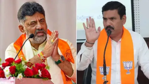 karnataka-politics-bjp-president-by-vijayendra-claim-25-congress-mlas-dk-shivakumar-response