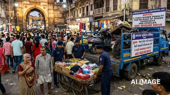 ahmedabad-amc-encroachment-penalty-charge-hike-festival-traffic-rules