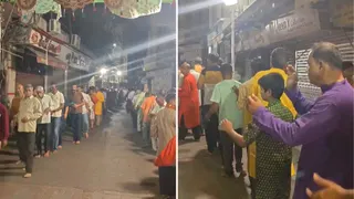 વડોદરાની અનોખી ગરબી: માંડવીના અંબાજી મંદિરે ઢોલ-મંજીરાના તાલે માત્ર પુરુષો જ ગરબે ઘૂમી કરે છે માતાજીની આરાધના
