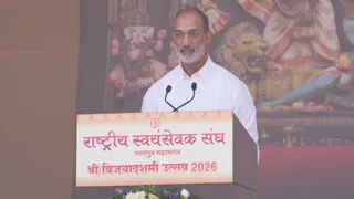 'તમામ પડકારો છતાં સંઘ અવિરત આગળ વધતો રહ્યો': RSS વિજયાદશમી ઉત્સવમાં દૈનિક જાગરણના એડિટર ઈન ચીફ સંજય ગુપ્તાનું સંબોધન