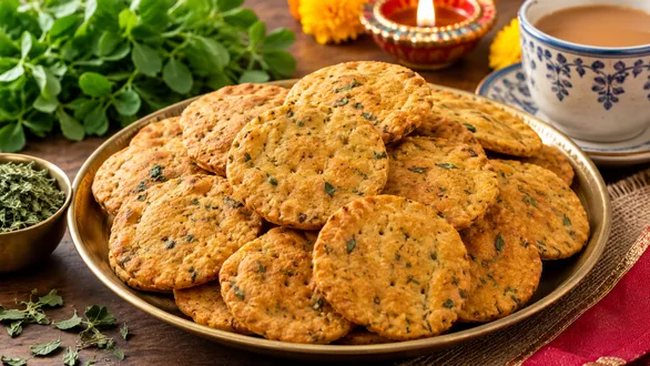 diwali-special-methi-mathri-recipe-how-to-make-crispy-fenugreek-mathri-at-home