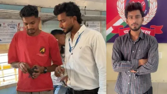 surat-news-fake-tte-arrested-at-surat-railway-station-for-making-social-media-reels