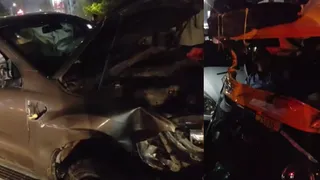 Vadodara: હરિનગર બ્રિજ પર બેકાબુ એન્ડેવર કારે પાંચ વાહનોને ટક્કર મારી ફંગોળ્યા, રિક્ષા ચાલકનું મોત; 3ની હાલત નાજુક