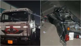 વડોદરા: સાવલી-હાલોલ રોડ પર કન્ટેનર અને બાઈક વચ્ચે ગમખ્વાર અકસ્માત, બે લોકોનાં કમકમાટીભર્યા મોત, બાળક ગંભીર
