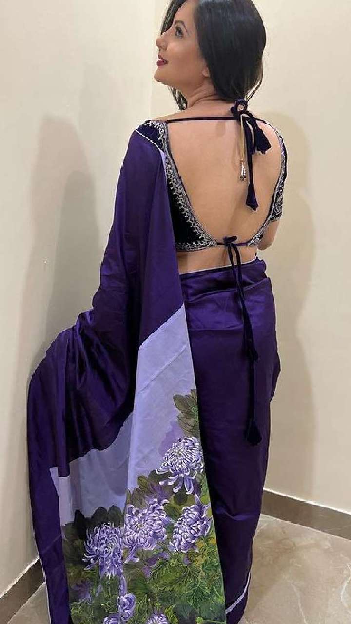 Pooja Banerjee wore a transparent sari in front of the camera, fans were  surprised to see the look of the actress - informalnewz