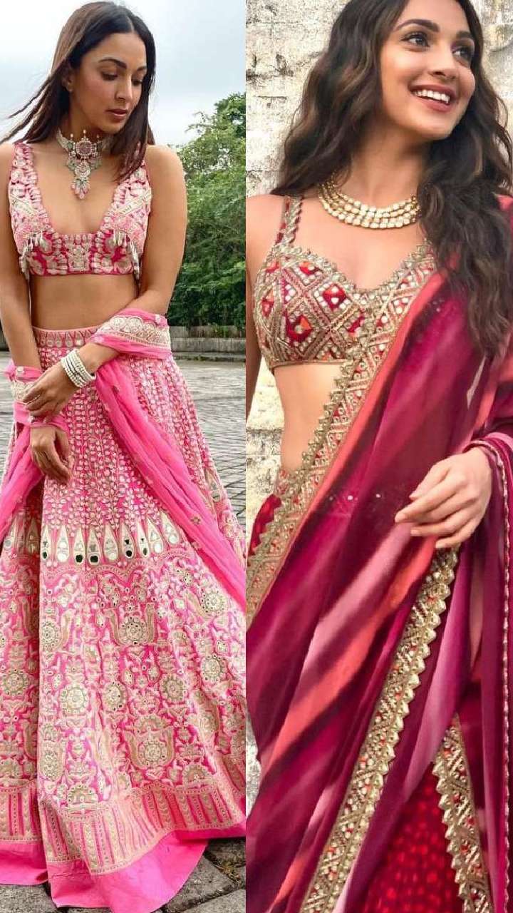 કિયારાના સાડી લહેંગા લુક પર ધડકે છે લાખો દિલ