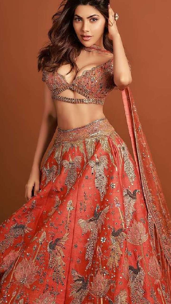 Buy Rani Pink Dori Embroidery Velvet Bridal Wear Lehenga Choli From Ethnic  Plus